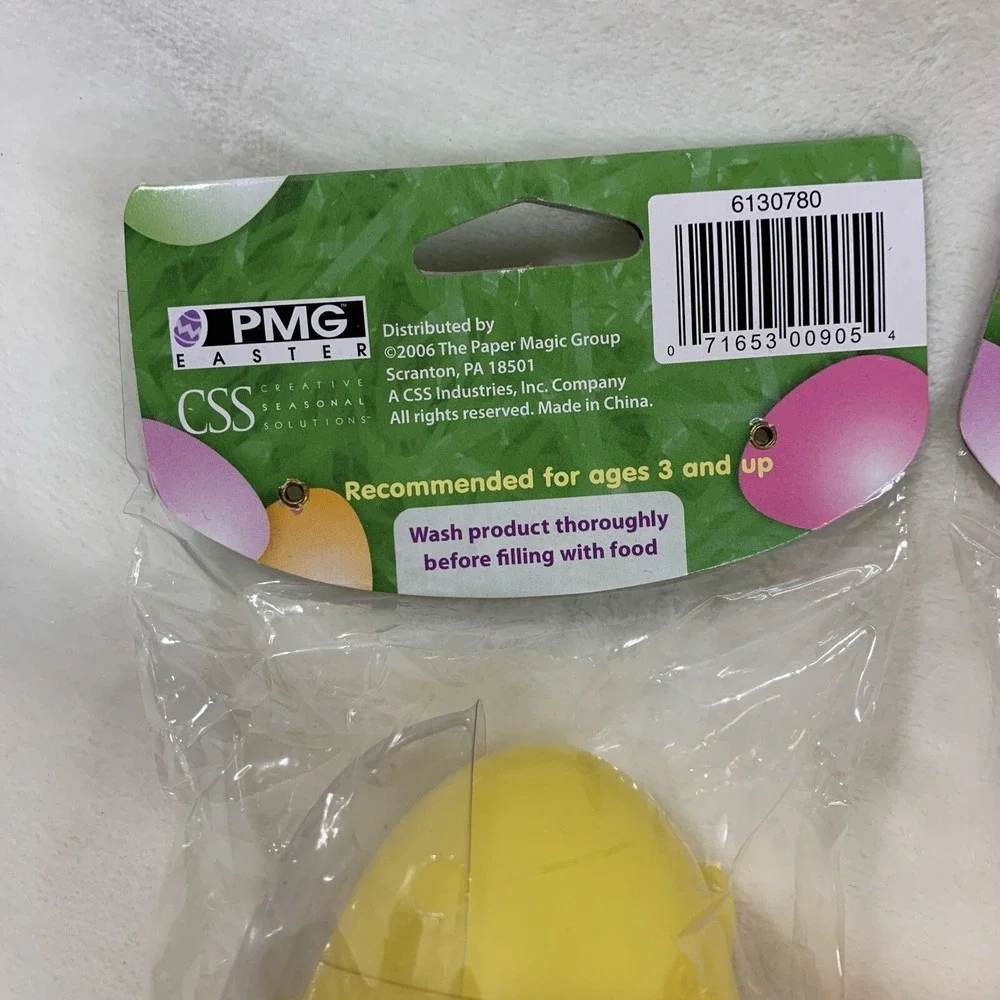 2006 Dudley's Easter Egg Hunt Vtg Candy Containers Holders Carrots Chicks‎ NEW - Picture 12 of 16